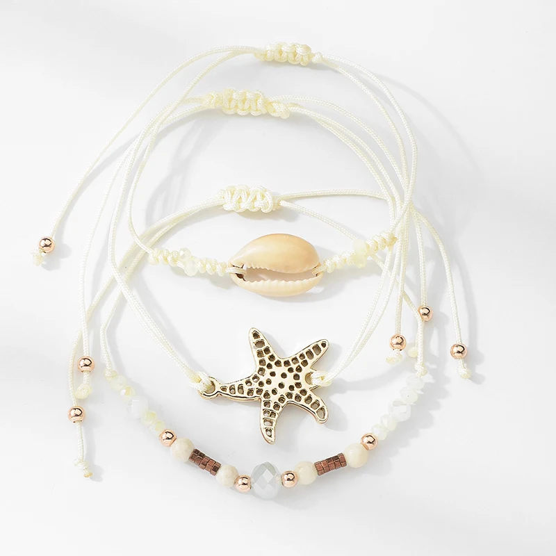 Браслеты Wild &amp Free ручной работы с морскими звездами браслеты 3 шт./компл.