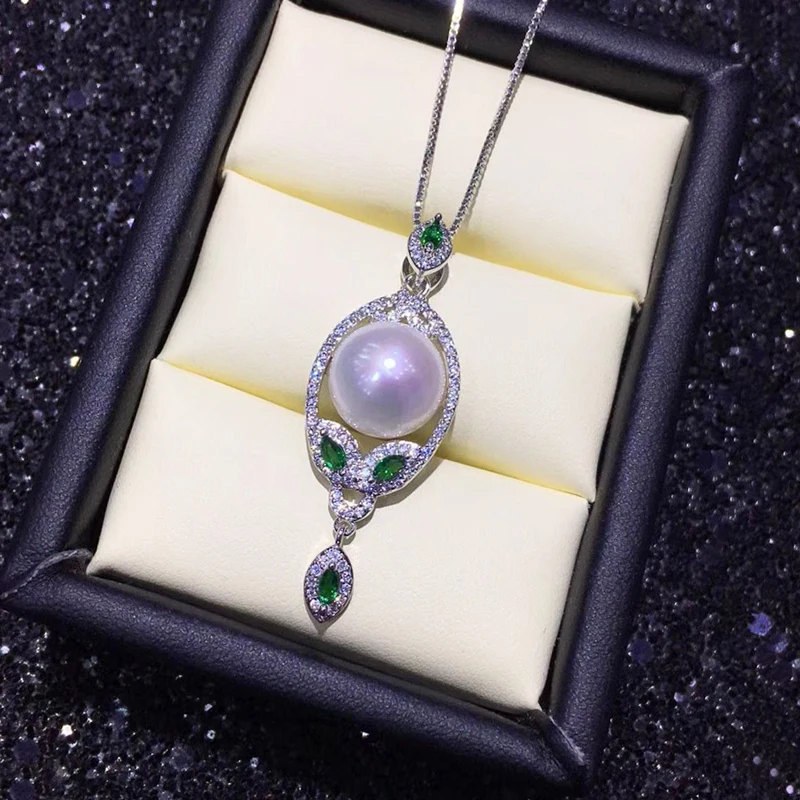 Серьги из жемчуга mintha кулон ожерелье для женщин натуральный подвески с