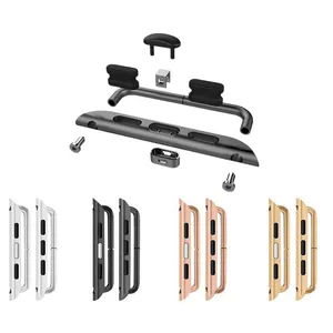 BUMVOR 2 шт. аксессуары для часов из нержавеющей стали для Apple ремешок-адаптер для наручных часов 38 мм, ремешок-соединитель 42 мм для iWatch серии 3  12