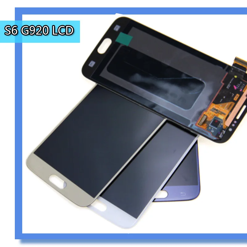 Для samsung Galaxy s6 ЖК дисплей сенсорный экран дигитайзер для lcd G920 SM G920F в сборе
