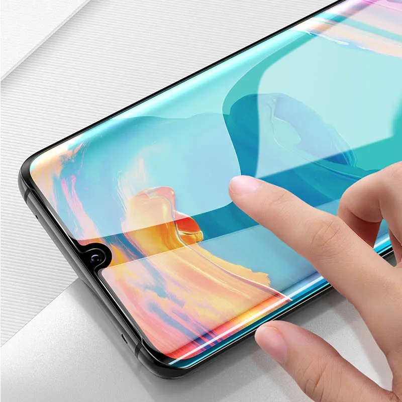 9D полное покрытие экрана Защитный стеклянный чехол для Huawei p20 p30 lite pro Закаленное