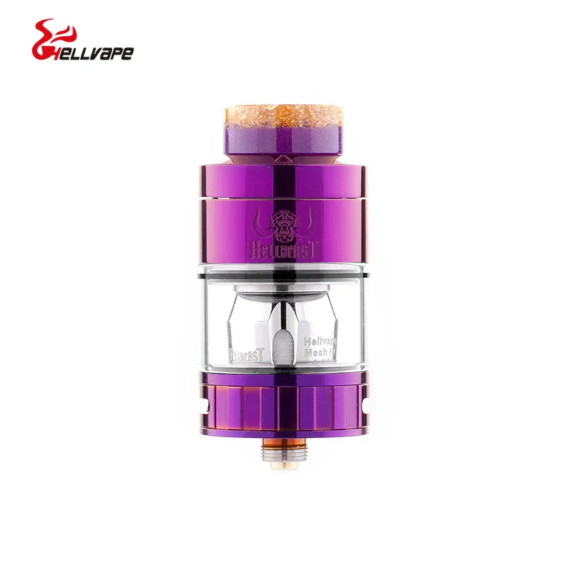 Оригинальный Hellvape Hellbeast Sub ohm бак Гибридный 4 0 мл/4 3 мл/3 5 мл емкость 24 мм MTL Vape