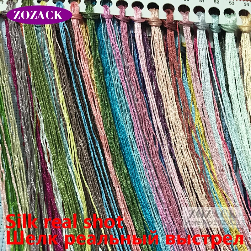 Zozack 119x89cm набор для вышивания DIY DMC Замок Радуга мулине Пейзажная живопись