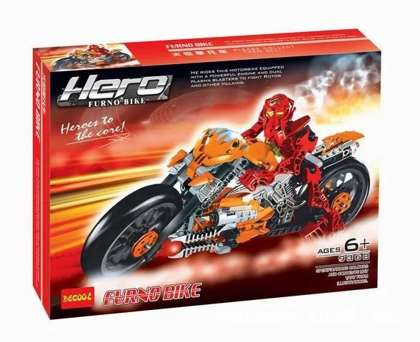 NEW 165pcs DECOOL 9368 DIY Hero Factory STAR SOLDIER WAR furno bike motorcycle building blocks sets educational children toys | Игрушки и