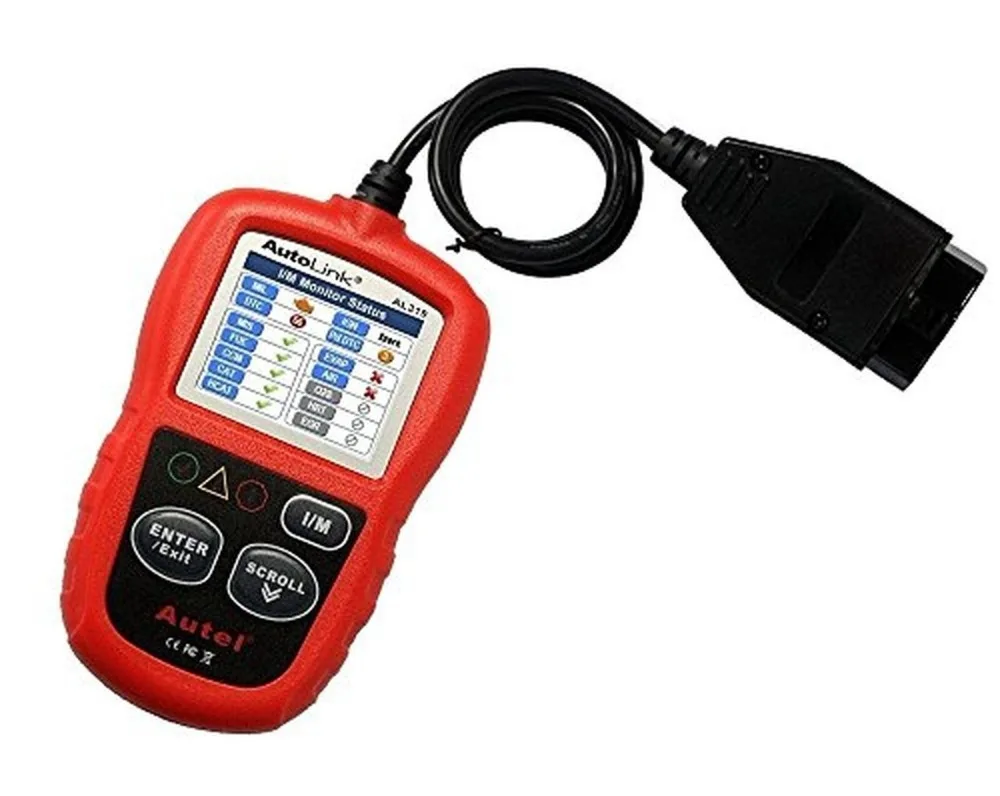 Autel Автоссылка AL319 автомобильный диагностический инструмент DIY считыватель кодов OBD2 OBDII Автомобильный сканер для считывания кода Автосканер OBD