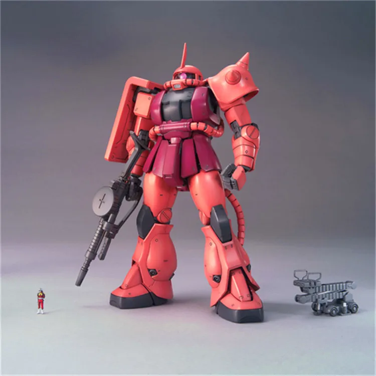 Bandai Gundam MG 1/100 MS 06S Zaku II 2 0 мобильный костюм сборные модели наборы экшн