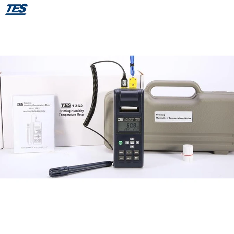 

TES-1362 Printing Humidity Temperature Meter