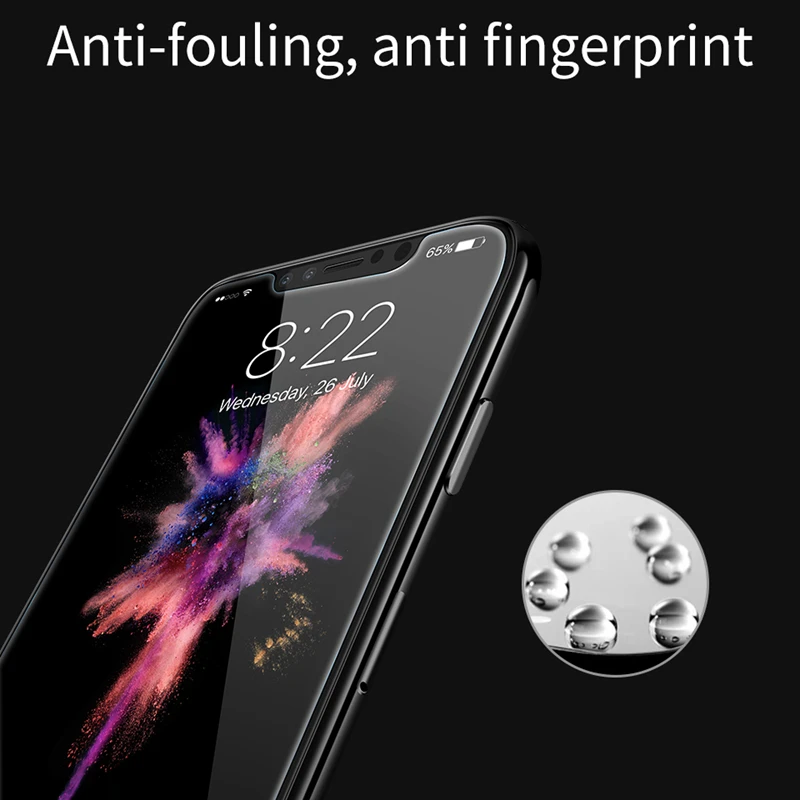 JOYROOM закаленное стекло для iphone X 0 26 мм Высокое качество экрана Закаленное