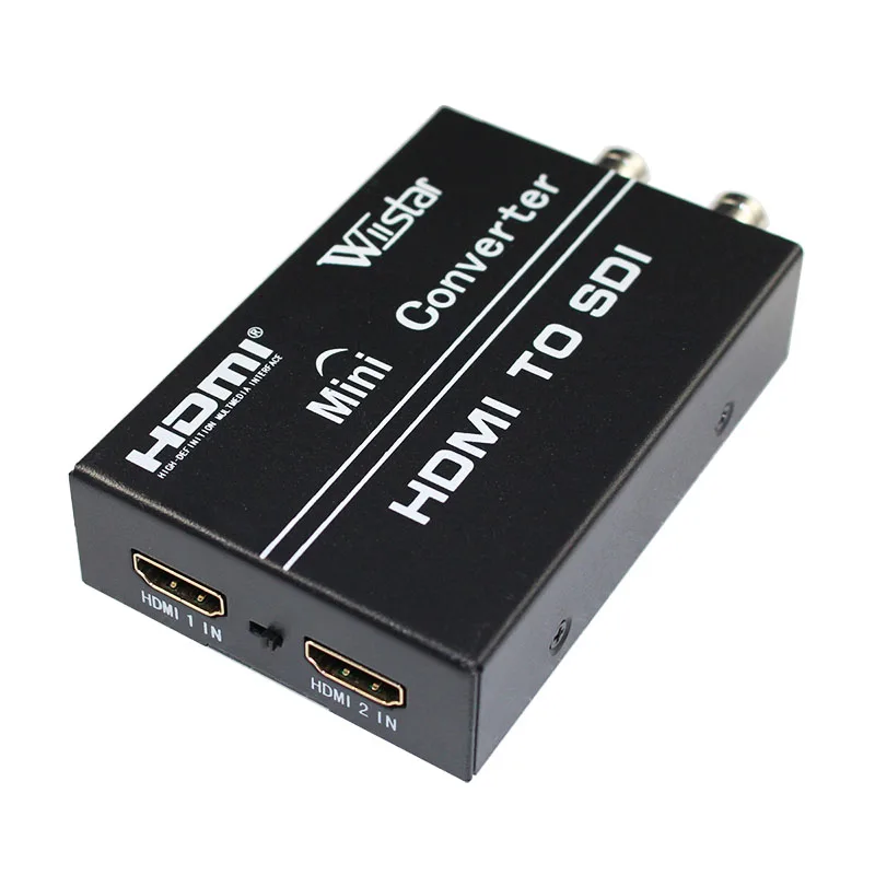 Конвертер Wiistar HDMI в SDI 3G дисплей 1080p Hdmi + переключатель на Sdi сплиттер бесплатная