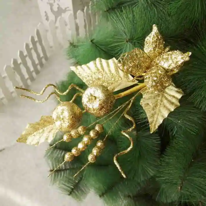 Xmas полые цветок 1 шт. Лот 24 см * 14 (9 45 &quotх 5 51&quot) елочные украшения цветами ручной