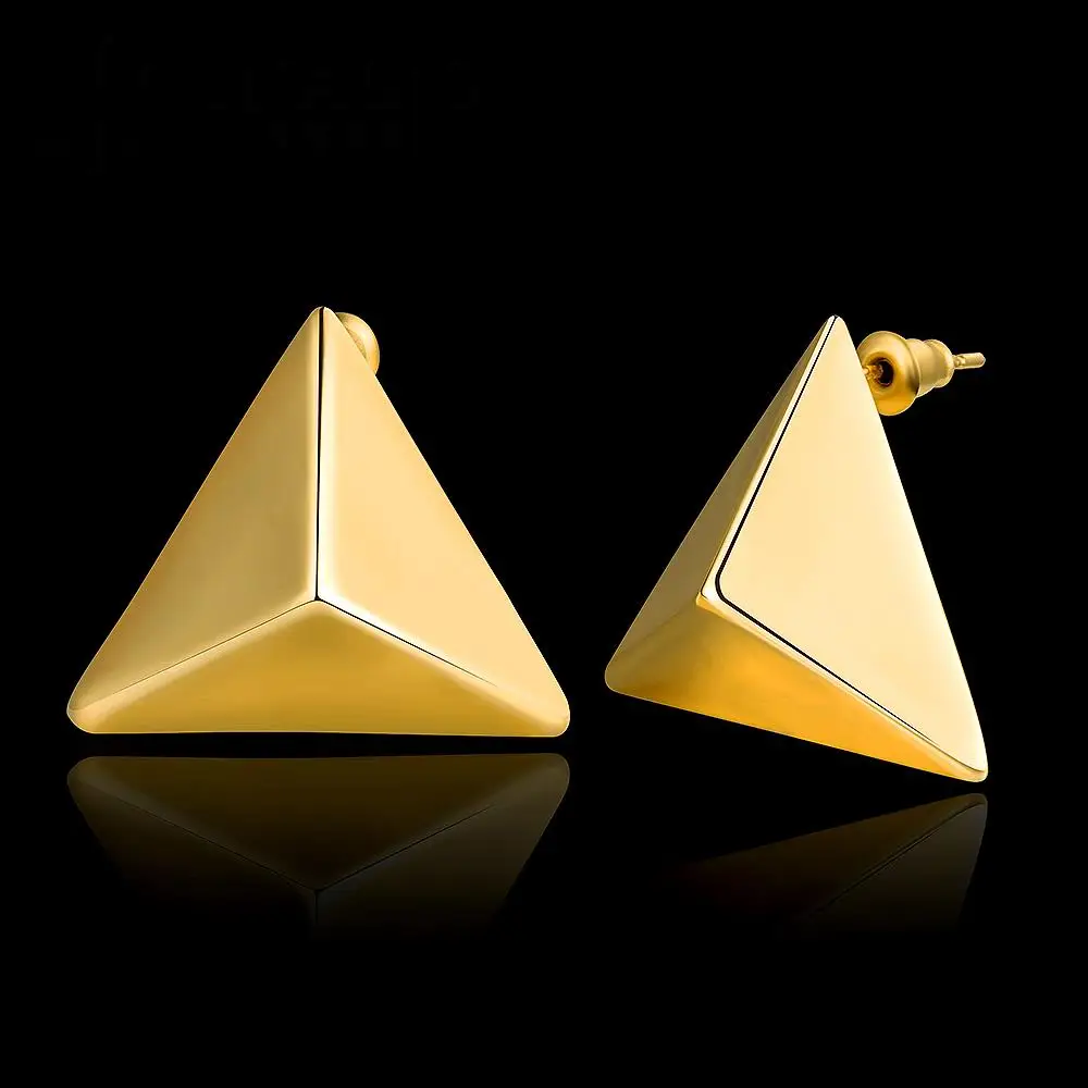E986 B Wholesale Nickle Free Antiallergic 18K Real Gold Plated Earrings For Women New Fashion Jewelry|jewelry factory hong kong|earrings monet