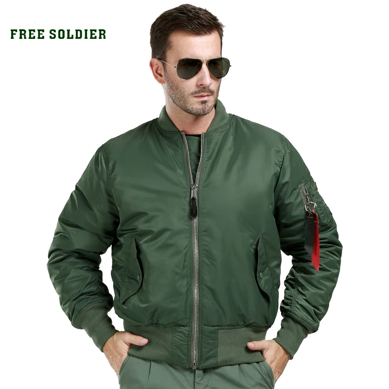 

FREE SOLDIER outdoor sports hiking camping climbing thicken jackets tactical vest military uniform equipment MA1 jacket