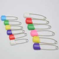 200pcs 40mm 55mm baby diaper pins colorful plastic safety head wholesale lot