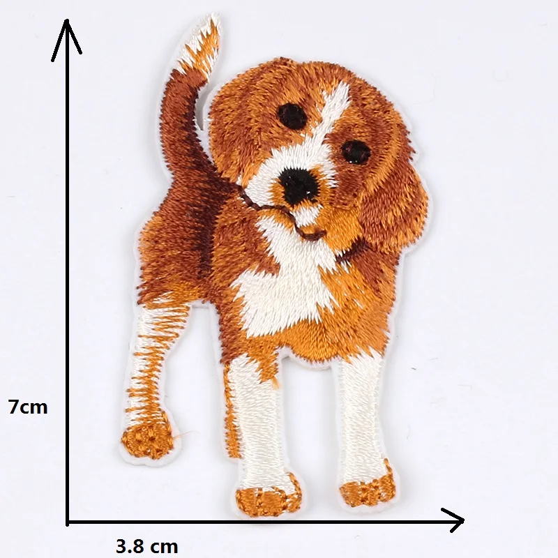 10 шт./лот вышитые наклейки с утюгом на рыбе Овощной собаке олене лимоном Швейные