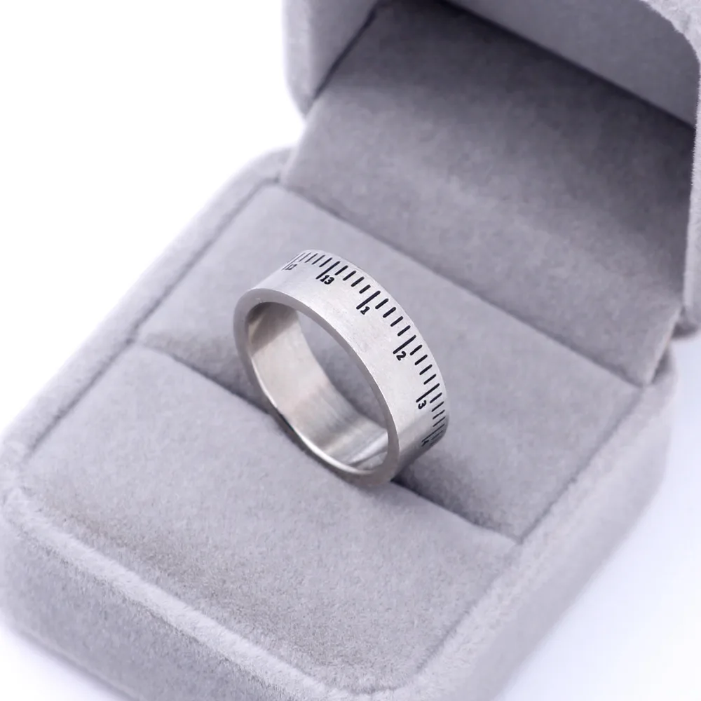 Винтажное кольцо из титана с цифрами манго 8 мм кольца для мужчин и женщин шармы