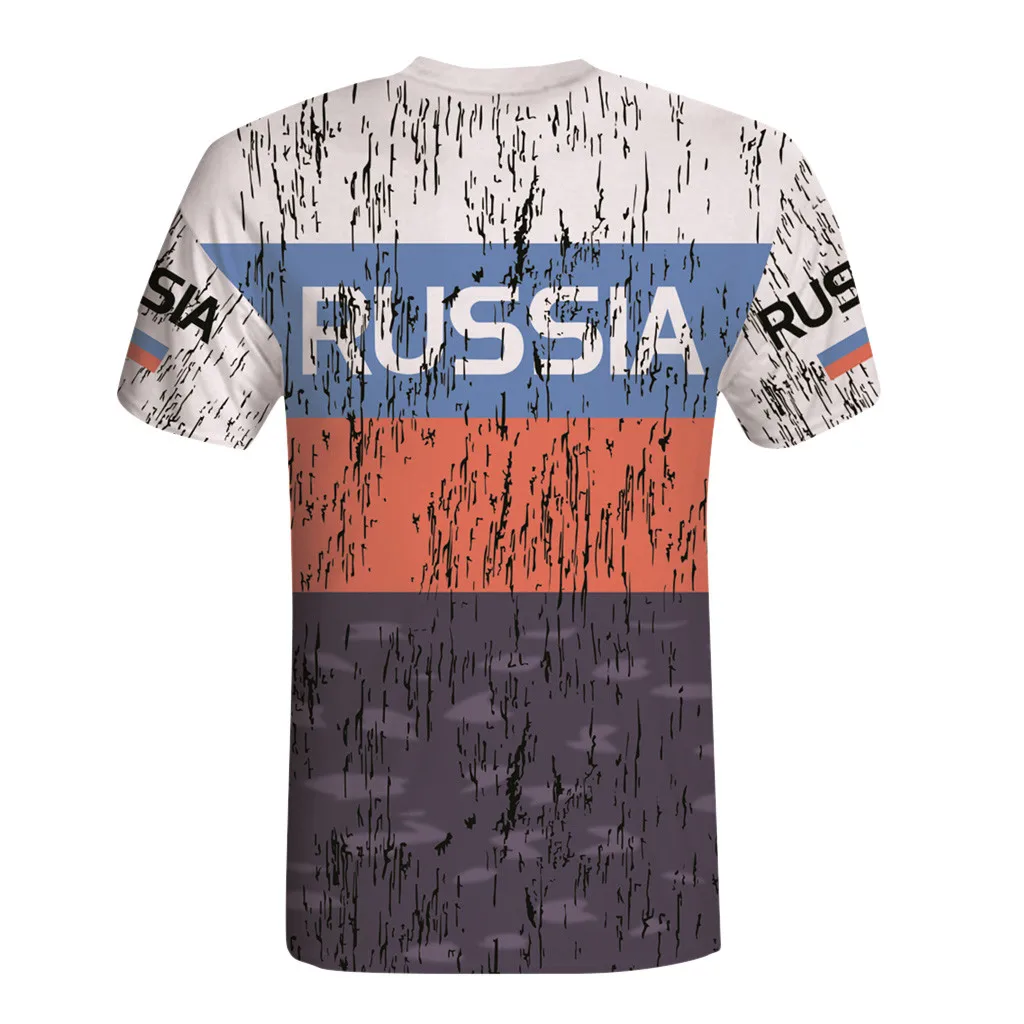 Футболка мужская с круглым вырезом Повседневная рубашка в стиле хип хоп коротким