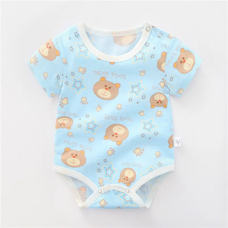 Удобная Повседневная Одежда для новорожденных мальчиков наряды милый боди