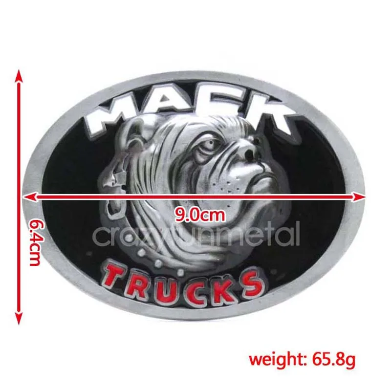 Овальный Mack Trucks Bulldog пряжка для ремня | Дом и сад