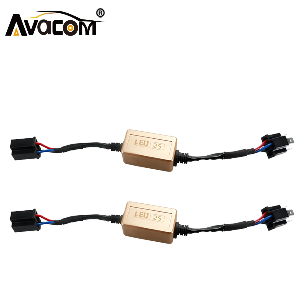 Avacom Ошибка Canbus декодер для автомобиля светодиодные фары H1 H3 H4 H7 H8 H11 H13 9004 HB3 HB4