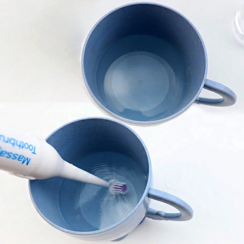 Дети/взрослые звуковая электрическая зубная щетка вибратор насадка для зубной