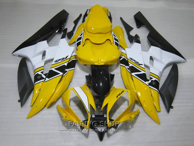 Литья под давлением Бесплатная настроить обтекатель комплект для Yamaha R6 06 07 синий