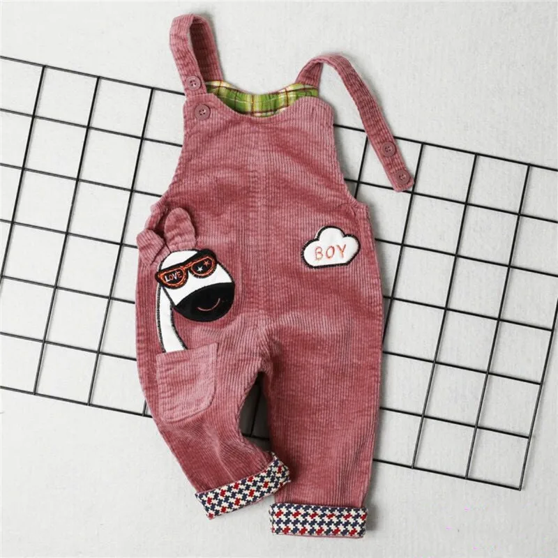 Штаны для маленьких мальчиков и девочек милый комбинезон длинные детские