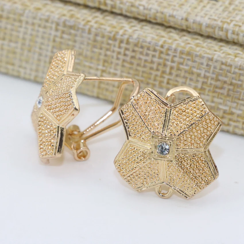 Женские серьги-гвоздики золотого цвета матовые серьги 20 мм ювелирные изделия с