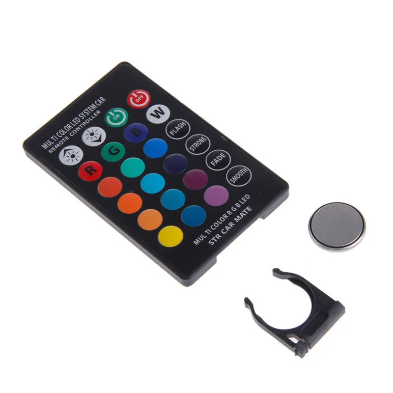 1 комплект RGB T10 W5W светодиодный Габаритные фонари для автомобиля SMD 194 168 лампочка с