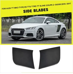 Задняя Боковая дверь крыло панели лезвия для Audi TT TTS TTRS Coupe Кабриолет углеродное волокно/FRP 2 шт