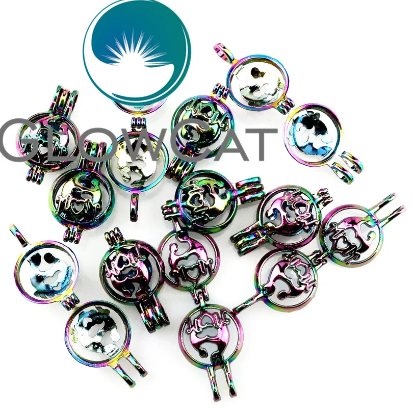 GLOWCAT R-C561 Радуга Цвет одинаковые комплекты для мамы с бусинками в виде сердца