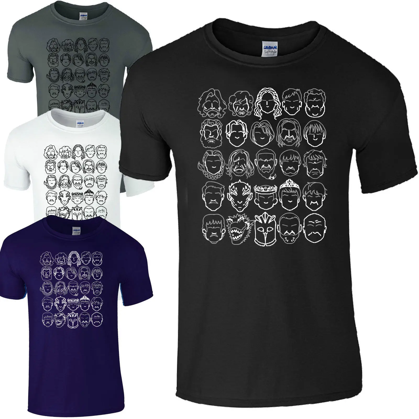

Many Faces Men's T-Shirt