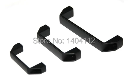 T слот алюминиевая дверная ручка для алюминиевого профиля L = 180 мм черного цвета |