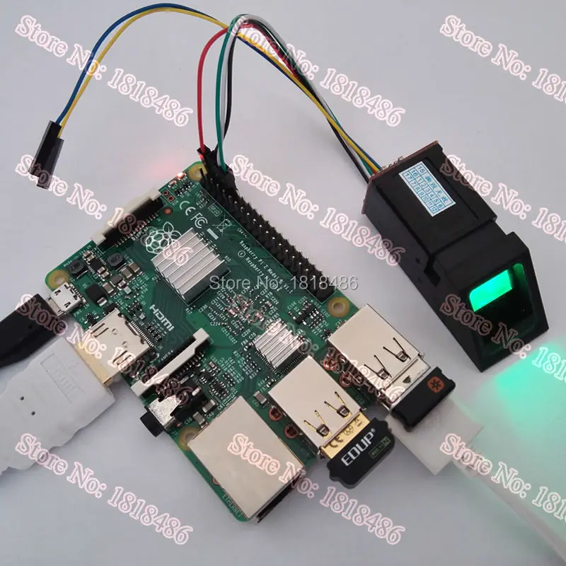 Оптический датчик отпечатков пальцев Распознавание модуль для arduino Raspberry Pi два