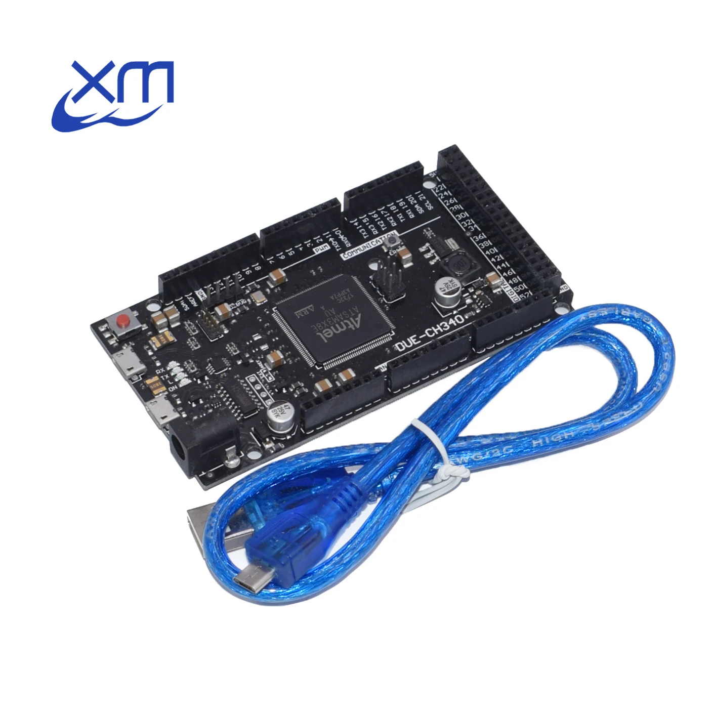 Материнская плата Due R3 для ATSAM3X8E ARM основная управления с USB кабелем|arduino due r3 board|usb