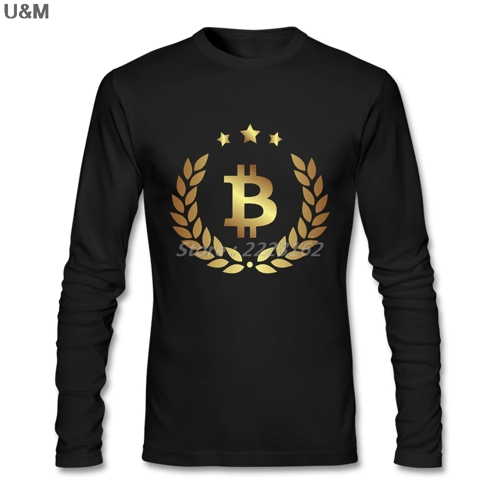 HU & GH Биткоин Футболка мужская валютная рубашка корейские пользовательские