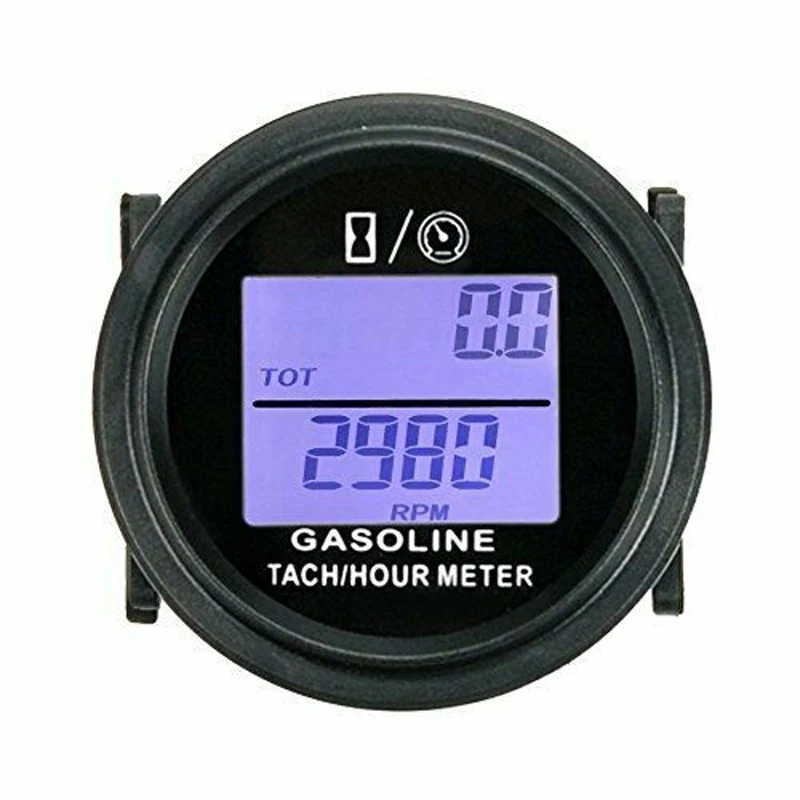 ABS IP65 цифровой тахометр водонепроницаемый 2/4 тактный двигатель с ЖК-подсветкой