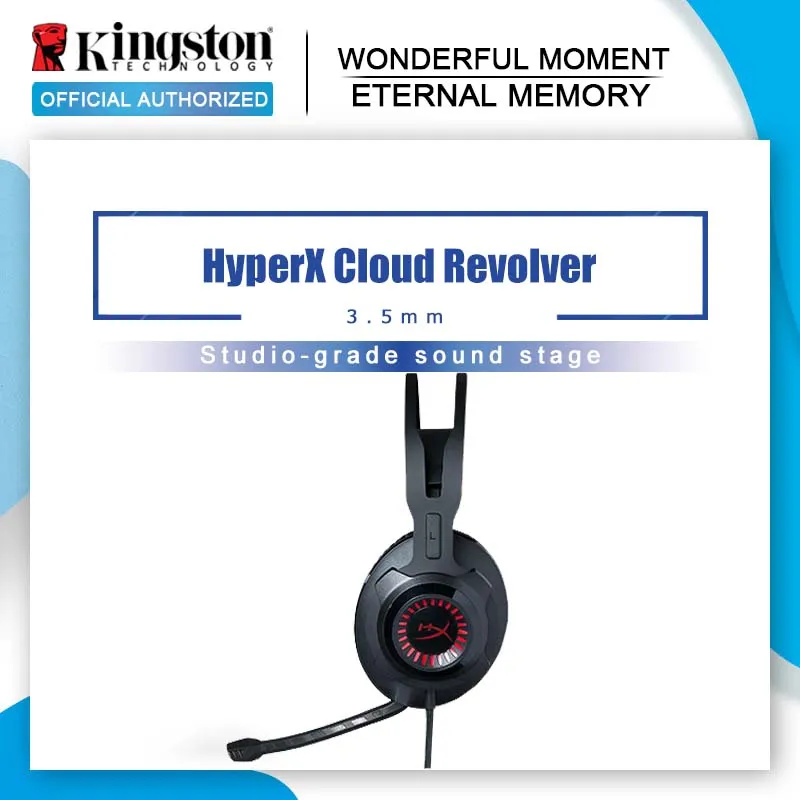 Игровая гарнитура kingston HyperX Cloud Revolver черные наушники с микрофоном для ПК, Xbox One, Xbox One S, PS4, PS4 Pro, Mac