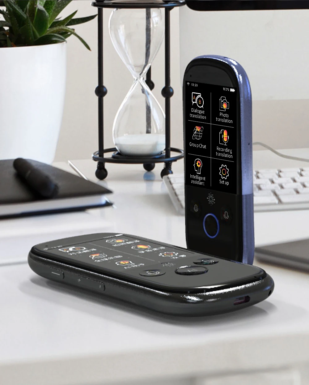 Boeleo K1 Pro синхронный голосовой переводчик 2,4 дюймов wifi 500MP фото перевод многоязычный портативный умный голосовой переводчик