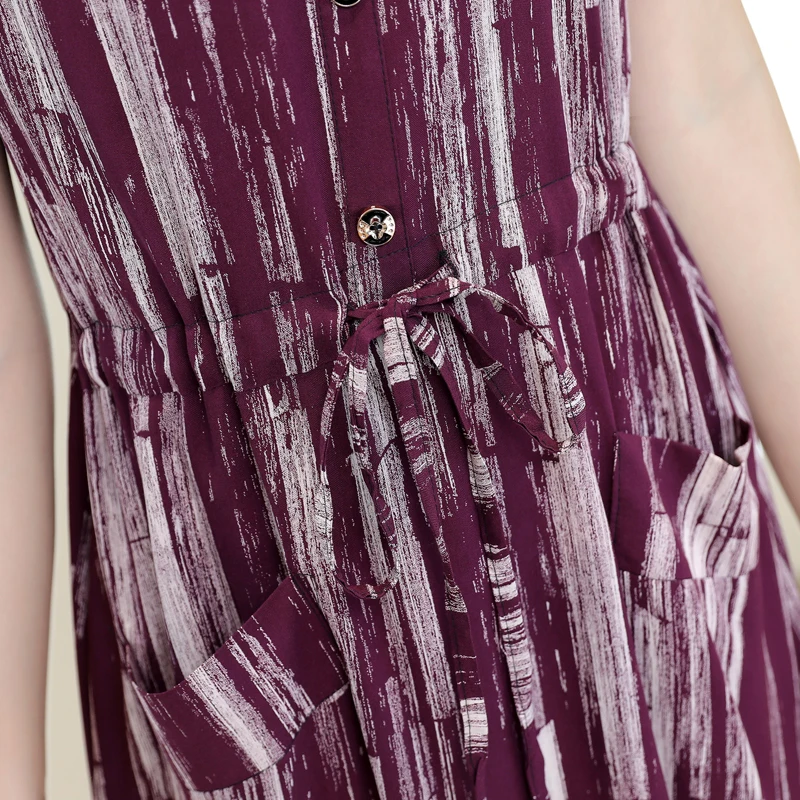 ALMUERK 2019 женское Повседневное платье с цветочным принтом большого размера летнее