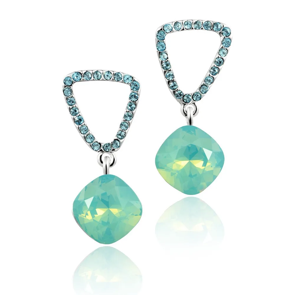 Женские серьги капельки DORMITH высококачественные с австрийскими кристаллами