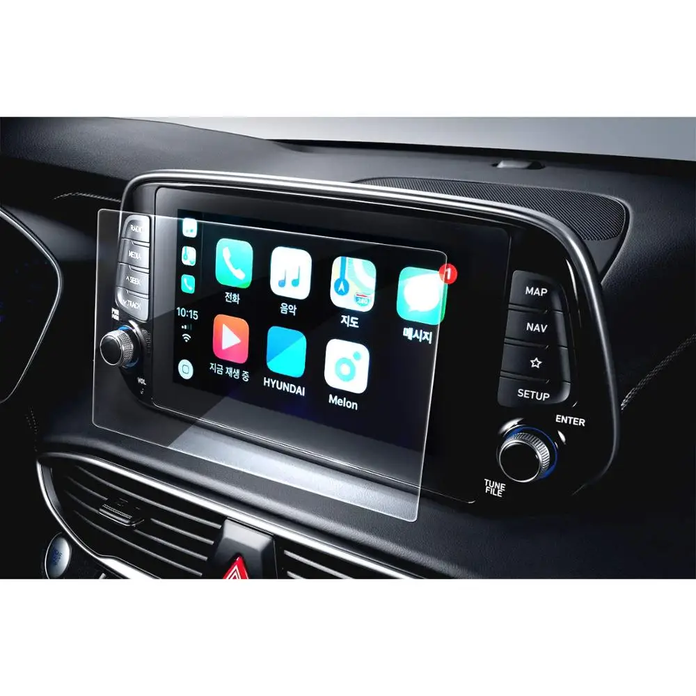 

Защита экрана навигации RUIYA для автомобиля Tucson 8 дюймов 2019 GPS сенсорный центр дисплей автомобильные наклейки аксессуары для интерьера