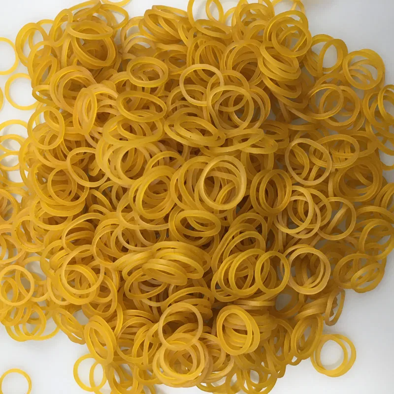 Yellow 1000pcs 1000 шт./лот) резинка для шерсти домашних животных 4 цвета Высокая эластичность аксессуары для собак и кошек диаметр около 0,59 дюймов - Цвет: Yellow 1000pcs