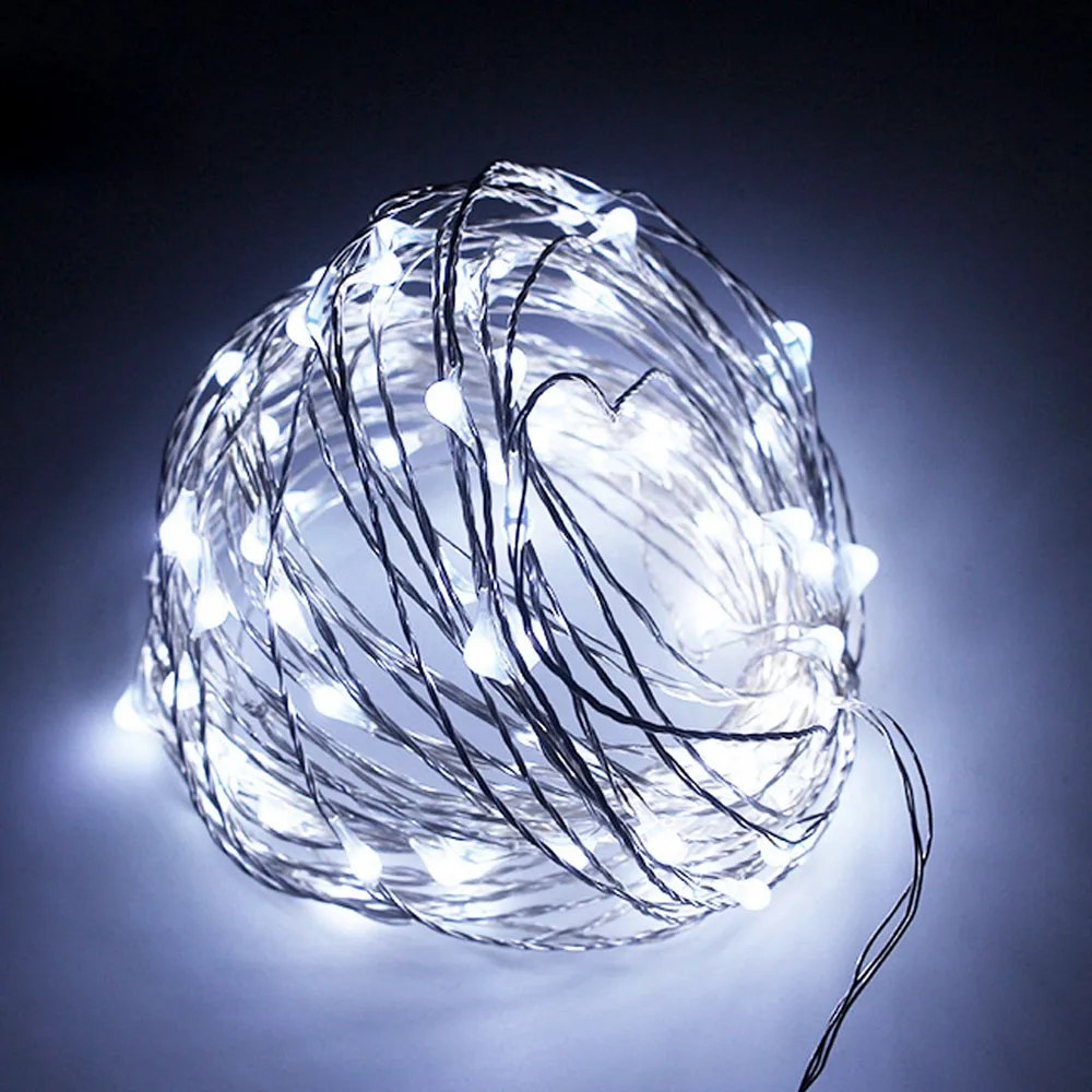 AGM светодиодная гирлянда рождественские сказочные огни 10 м 100LED свадебное