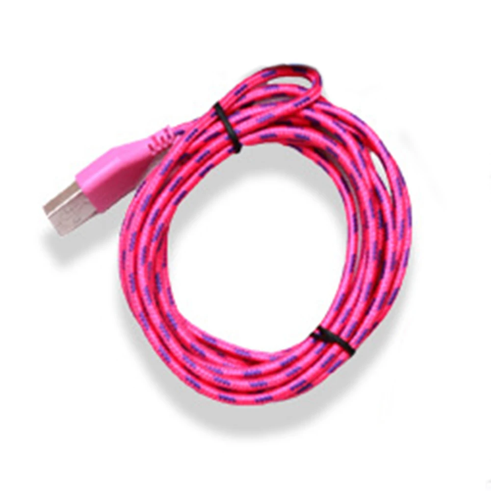 1M/2M/3 M Rose Red exquisite braided Micro USB data cable for V8 interface samsung huawei/xiaomi htc Android Cable | Электроника