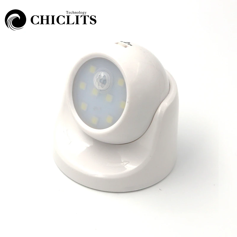 Безопасности 9 светодиодный Светодиодный движения Сенсор ночной Светильник 360