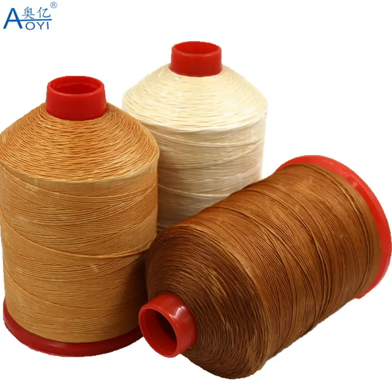 

Aoyi flat wax thread 1MM hand sewing leather thread weaving waxing thread strong wear resisting good sewing effect