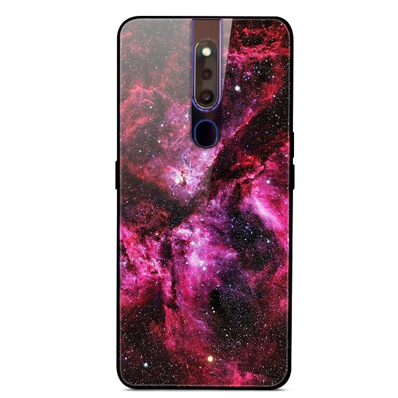 5 6,5" для OPPO F11 Pro чехол закаленного стекла задней панели жесткий чехол для OPPO F11 Pro F11Pro F 11 Pro чехол OppoF11Pro крышка бампера - Цвет: 5
