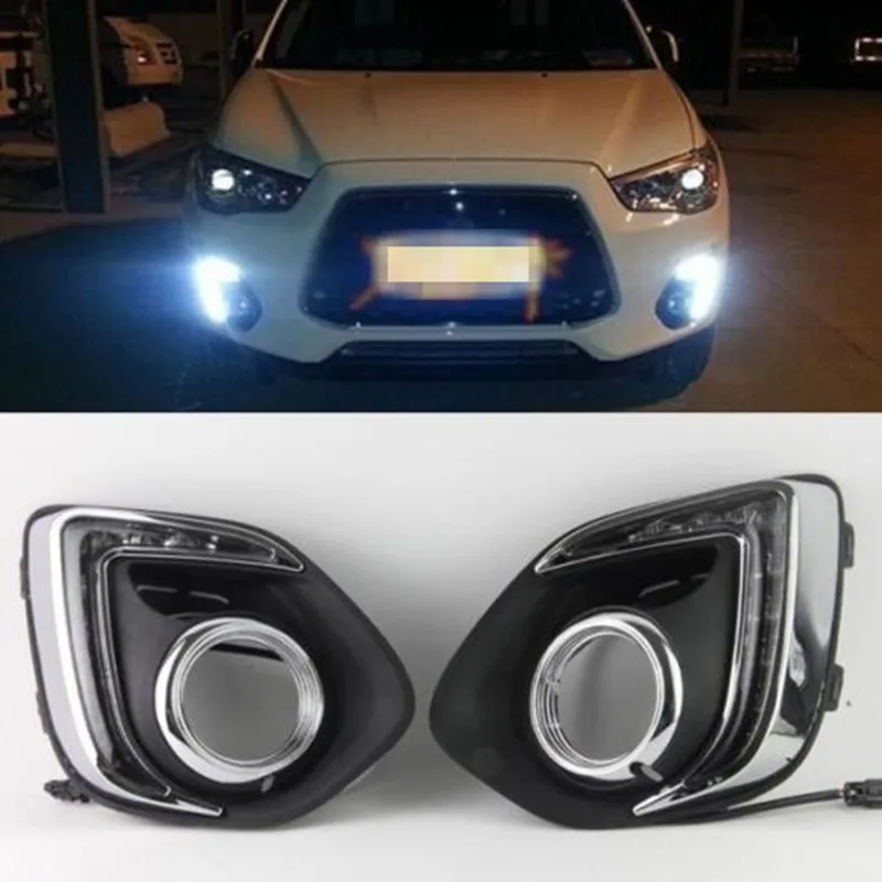 Белые светодиодные дневные ходовые огни для вождения противотуманных фар DRL