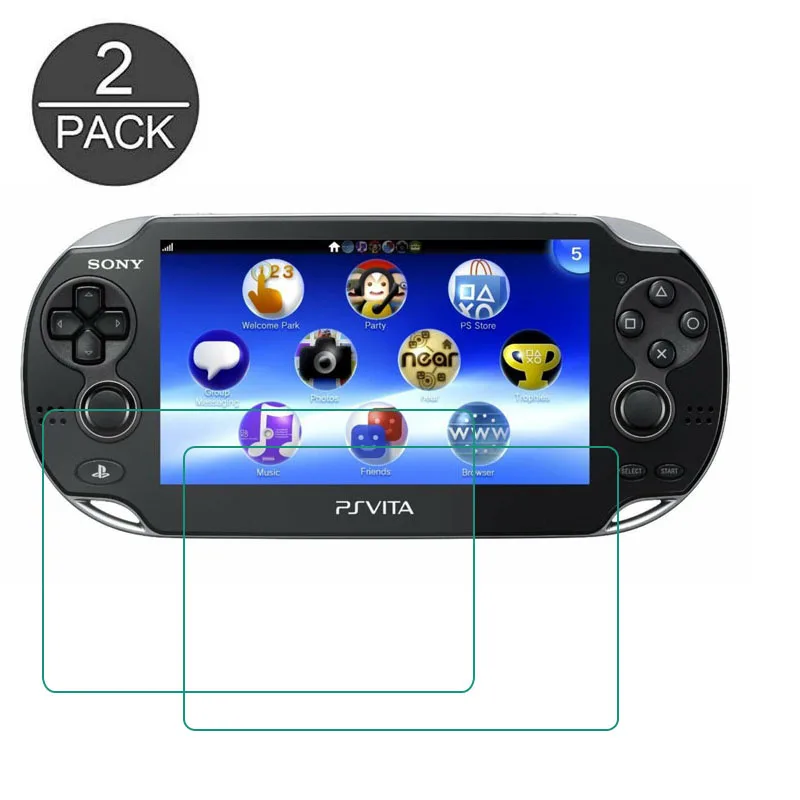 1/2pcs Tempered Glass  Full HD Screen Protector Cover Protective Film Guard for Sony PlayStation Psvita PS Vita PSV 1000 Console