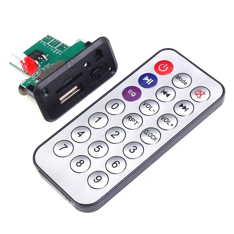 Мини 5 в 3 Вт * 2 MP3 декодер плата декодирования модуль WAV U диск TF карта USB усилитель